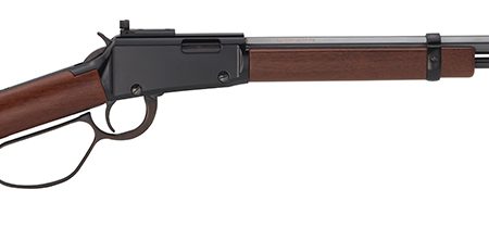Henry H001TMRP Small Game Rifle  22 WMR Caliber with 12+1 Capacity, 20.50" Barrel, Black Metal Finish & American Walnut Stock Right Hand (Full Size)