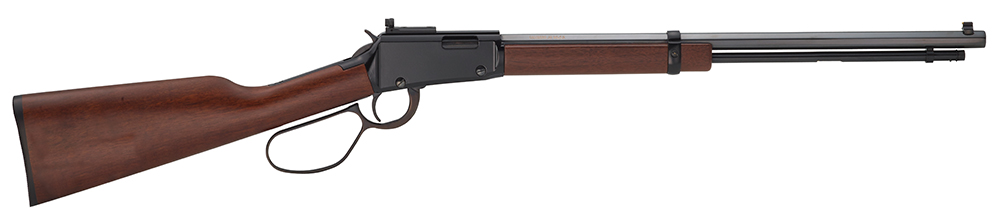 Henry H001TMRP Small Game Rifle 22 WMR Caliber with 12+1 Capacity, 20.50" Barrel, Black Metal Finish & American Walnut Stock Right Hand (Full Size)