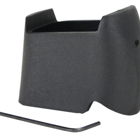 Pachmayr 03851 Mag Sleeve  Compatible w/Glock 17/22 Mags To Fit Glock 26/27 Models, Black Polymer