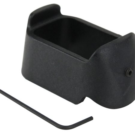 Pachmayr 03852 Mag Sleeve  made of Polymer with Black Finish for Glock 19,23 Mags to fit Glock 26 & 27 Models