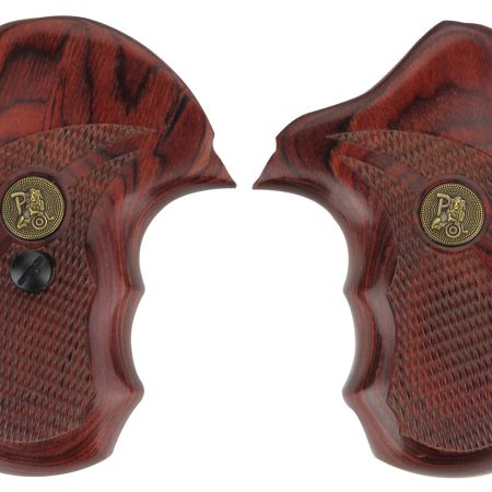 Pachmayr 63080 Renegade Grip Checkered Rosewood Laminate with Finger Grooves for Taurus 85