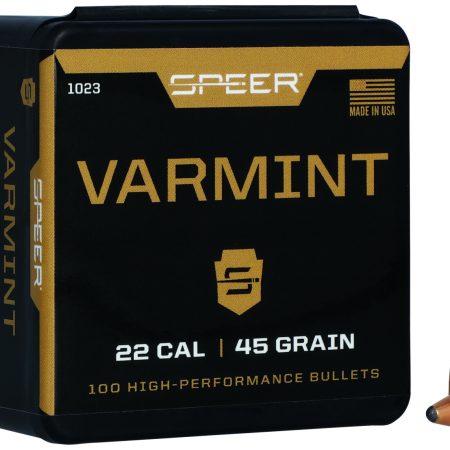 Speer 1023 Varmint  22Cal 45gr Jacketed Soft Point 100 Per Box/5 Case