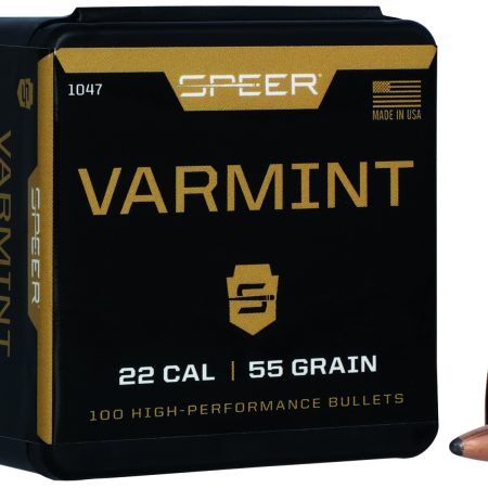 Speer 1047 Varmint  22Cal 55gr Jacketed Soft Point 100 Per Box/5 Case