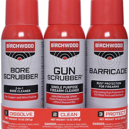 Birchwood Casey 33309 1-2-3 Aerosol Value Pack Kit 10 oz. Aerosol Can 3 Pack