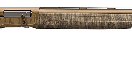 Browning 0118472005 A5 Wicked Wing 12 Gauge with 26" Barrel, 3.5" Chamber, 4+1 Capacity, Burnt Bronze Cerakote Metal Finish & Mossy Oak Bottomland Synthetic Stock Right Hand (Full Size)