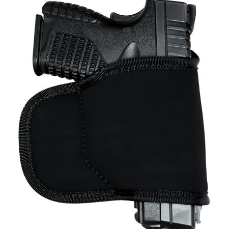 GrovTec US Inc GTHL15099BLK Multi-Fit  OWB Size 99 Black Suede Belt Loop Fits Med/Lg Semi-Auto Right Hand