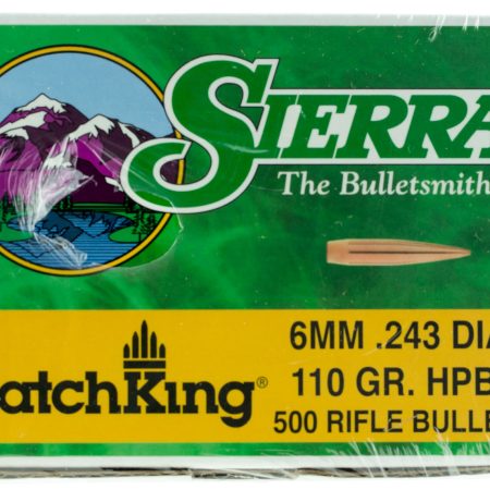 Sierra 1575C MatchKing  6mm 110gr Hollow Point Boat Tail 500/Box