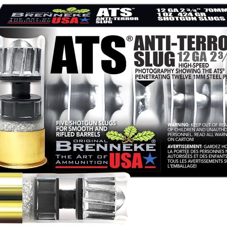 Brenneke SL122ATS ATS Home Defense 12Gauge 2.75" 1oz Slug Shot 5 Per Box/50 Case