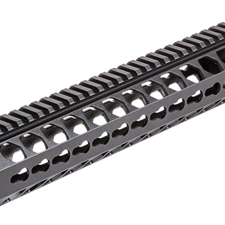 Firefield FF34051 Edge Handguard 12" Keymod Style Made of 6061-T6 Aluminum with Black Matte Finish for AR-15
