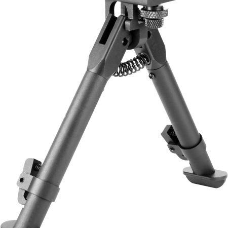 Aim Sports BPARSS AR Handguard Rail Bipod Black Hardcoat Anodized 6.5-9" Steel/Aluminum
