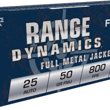 Fiocchi 25AP Range Dynamics  25ACP 50gr Full Metal Jacket 50 Per Box/20 Case