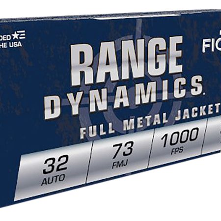 Fiocchi 32AP Range Dynamics  32ACP 73gr Full Metal Jacket 50 Per Box/20 Case