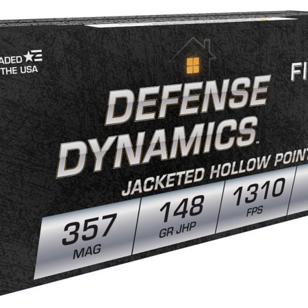Fiocchi 357E Defense Dynamics  357Mag 148gr Jacketed Hollow Point 50 Per Box/20 Case