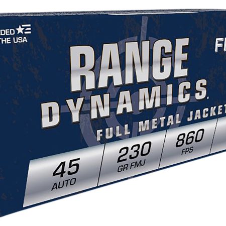 Fiocchi 45A500 Range Dynamics  45ACP 230gr Full Metal Jacket 50 Per Box/10 Case