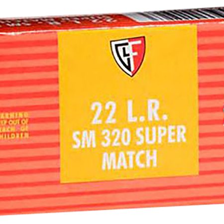 Fiocchi 22SM320 Exacta Super Match 22LR 40gr Round Nose 50 Per Box/100 Case