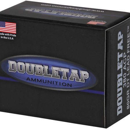 DoubleTap Ammunition 380A80X Defense Tac- XP 380ACP 80gr DT Lead Free 20 Per Box/50 Case