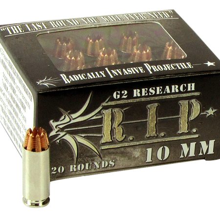 G2 Research G00601 R.I.P  10mmAuto 115gr Fracturing Hollow Point 20 Per Box/25 Case