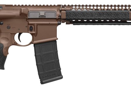 Daniel Defense 0208815126011 DDM4 M4A1 5.56x45mm NATO 30+1 14.50" Barrel w/Flash Suppressor, Mil-Spec Brown Cerakote, 6 Position Stock w/SoftTouch Overmolding