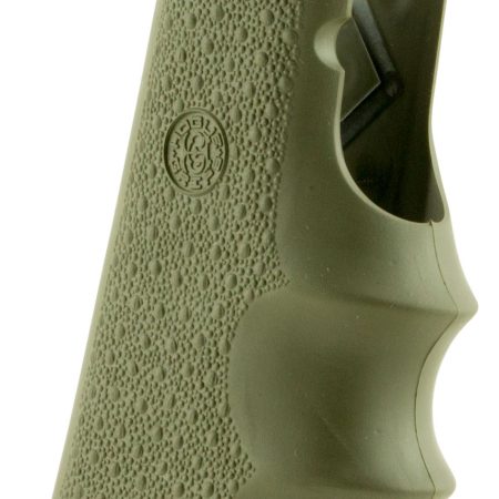 Hogue 45001 OverMolded Grip Cobblestone OD Green Rubber with Finger Grooves for 1911 Government