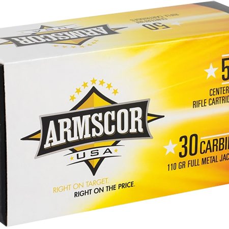 Armscor FAC30CIN USA  30Carbine 110gr Full Metal Jacket 50 Per Box/20 Case