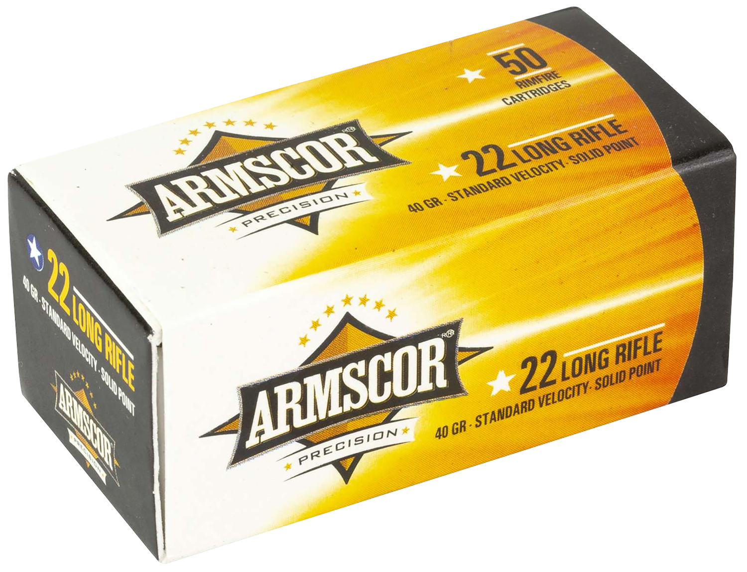 Armscor 50012PH Precision 22LR 40gr Standard Velocity Solid Point 50 Per Box/100 Case