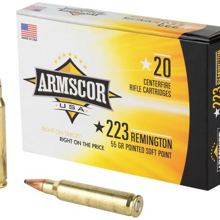 Armscor AC2235N USA  223Rem 55gr Hornady V-Max 20 Per Box/50 Case
