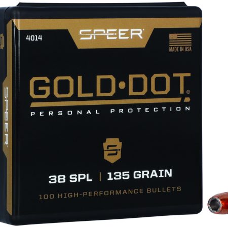 Speer 4014 Gold Dot Personal Protection 38Special 135gr Hollow Point 100 Per Box/5 Case