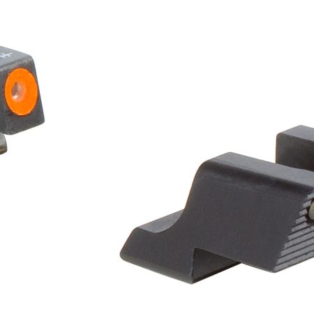 Trijicon 600785 HD Night Sights  Green/Tritium Orange Outline Front Sight-Green Tritium Black Outline Rear Sight Glock 42/43 Small Frame