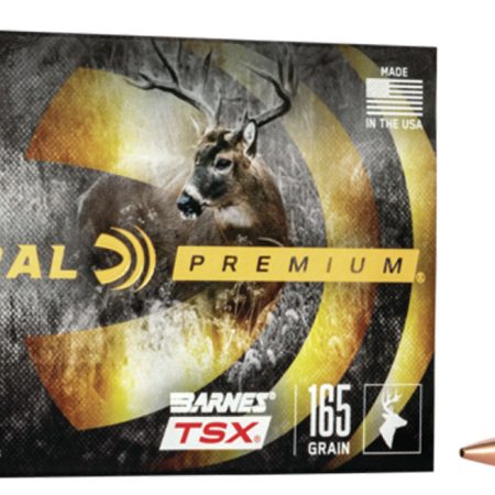 Federal P3006AF Premium  30-06Springfield 165gr Barnes TSX 20 Per Box/10 Case