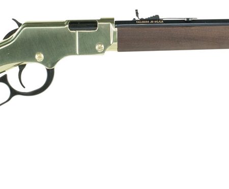 Henry H004 Golden Boy  22 LR Caliber with 16 LR/21 Short Capacity, 20" Octagon Barrel, Brasslite Metal Finish & American Walnut Stock Right Hand