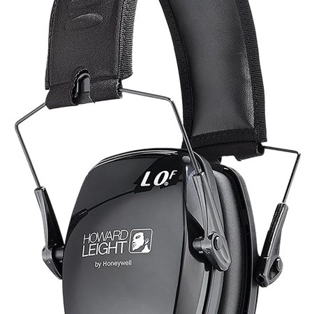Howard Leight R01523 Leightning Ultra-Slim Passive Muff 23 dB Over the Head Black Adult