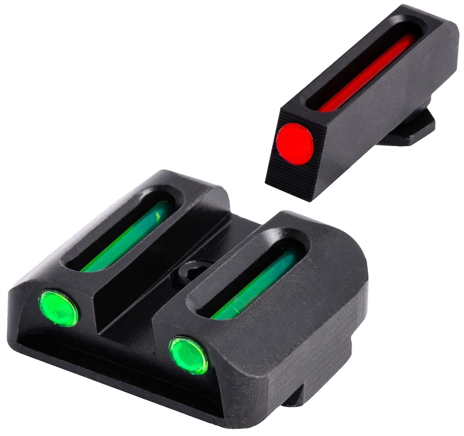 TruGlo TG131G2 Fiber-Optic Red/Fiber Optic Front Sight-Green/Fiber Optic Rear Sight Glock 20/21