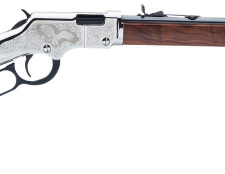 Henry H004SE2 Golden Boy Silver Eagle 2nd Edition Lever Action 22 Short,Long,LR 16 LR/21 Short 20" Octagon Barrel Nickel Plated American Walnut Right Hand