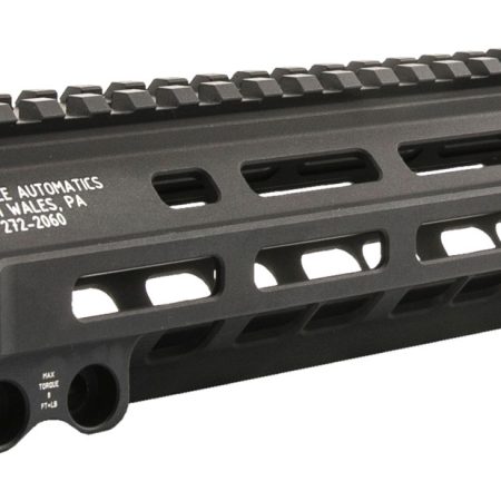 Geissele Automatics 05284B MK8 Super Modular Rail 9.50" M-LOK Style Made of 6061-T6 Aluminum with Black Anodized for AR-Platform
