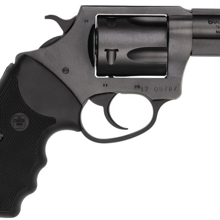 Charter Arms 13520 Mag Pug  Large 357 Mag, 5 Shot 2.20" Black Ported Steel Barrel, Black Steel Cylinder & Frame w/Black Finger Grooved Rubber Grip