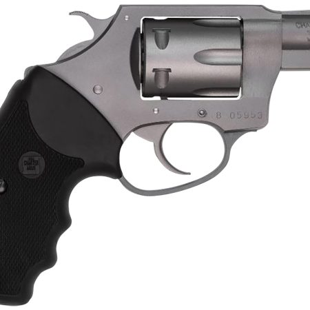 Charter Arms 72224 Pathfinder  Small 22 LR, 8 Shot 2" Stainless Steel Barrel  & Cylinder, Anodized Aluminum Frame w/Black Finger Grooved Rubber Grip, Exposed Hammer