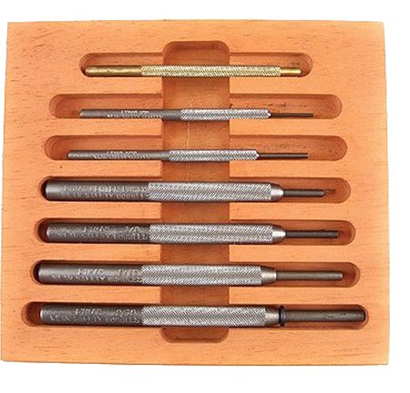 Lyman 7031273 Punch Set Gunsmith Steel 7 pc