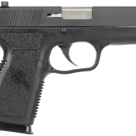 Kahr Arms KP9094N P *CA Compliant 9mm Luger Caliber with 3.60" Barrel, 7+1 Capacity, Black Finish Frame, Serrated Matte Black Stainless Steel Slide, Polymer Grip & TruGlo Night Sigts