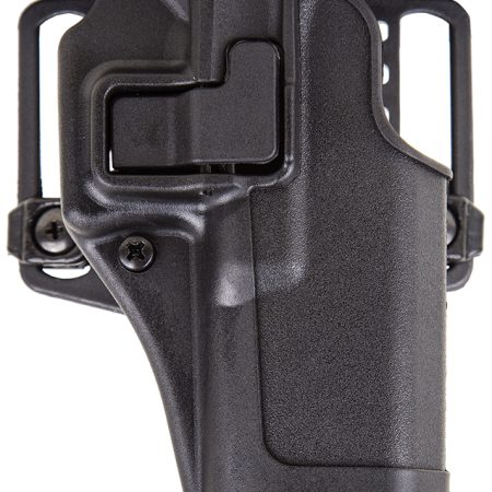 Blackhawk 410520BKR Serpa CQC  OWB Size 20 Matte Black Polymer Belt Loop/Paddle Fits S&W J Frame Fits 2" Barrel Right Hand
