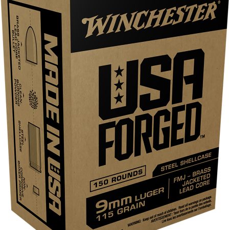 Winchester Ammo WIN9S USA Forged 9mmLuger 115gr Full Metal Jacket 150 Per Box/5 Case