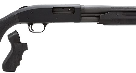 Mossberg 50521 500 Special Purpose 12 Gauge 5+1 3" 18" Barrel, Parkerized Finish, Aluminum Receiver, Synthetic Stock, Accu-Set Chokes, Includes Exclusive Pistol Grip Kit