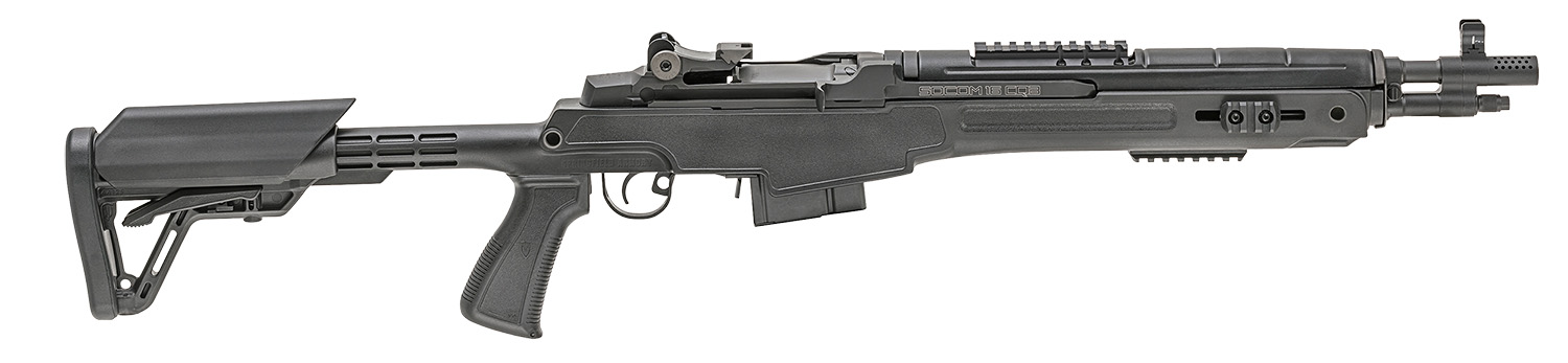 Springfield Armory AA9611 M1A SOCOM 16 CQB 7.62x51mm NATO 10+1 16.25" Carbon Steel Barrel Black Parkerized Rec Black 5 Position Archangel CQB Adjustable Stock Black Polymer Grip Right Hand
