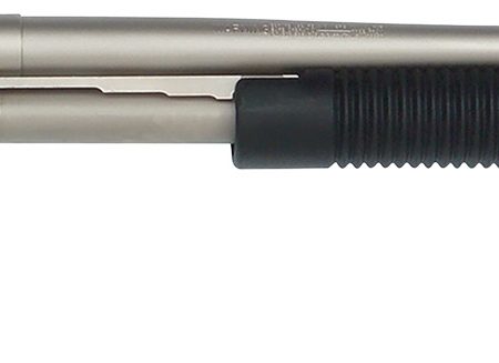 Mossberg 52340 500 JIC Cruiser 12 Gauge 5+1 18.50" Silver Marinecote Black Fixed w/Pistol Grip Right Hand, Knife w/Codura Case