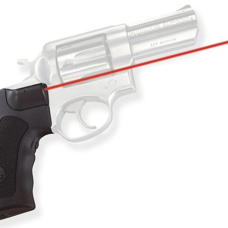 Crimson Trace 011790 Lasergrips  Fits Ruger Alaskan/GP100/Super Redhawk, Red Laser 633nM Wavelength 5mW Output, Black Polymer