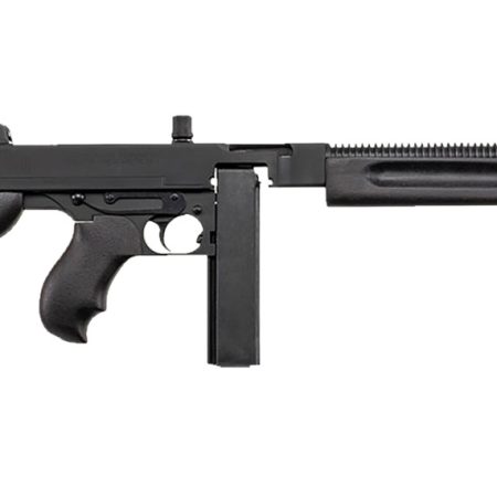 Thompson T1C 1927A-1 Commando Carbine 45 ACP Caliber with 16.50" Barrel, 20+1 Capacity (Stick), Black Parkerized Metal Finish, Black Fixed Stock Right Hand Includes Black Nylon Sling