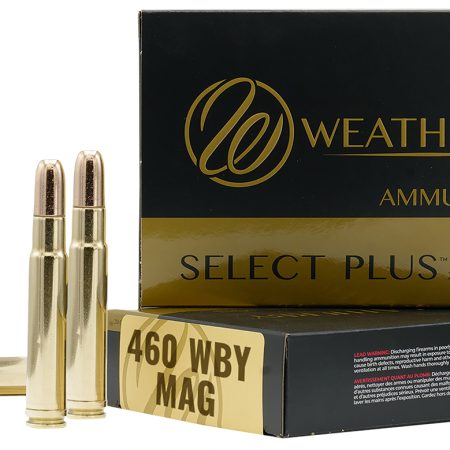 Weatherby B460450TSX Select Plus  460WthbyMag 450gr Barnes TSX Lead Free 20 Per Box/10 Case