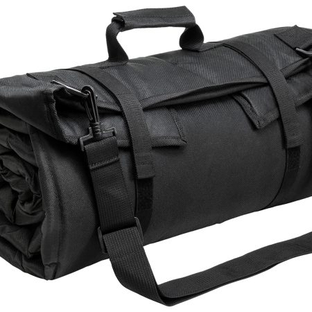 NcStar CVSHMR2957B Roll Up Shooting Mat  Black PVC 69"L x 35" H