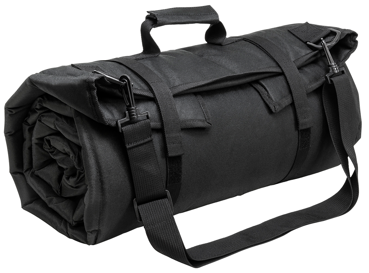 NcStar CVSHMR2957B Roll Up Shooting Mat Black PVC 69"L x 35" H