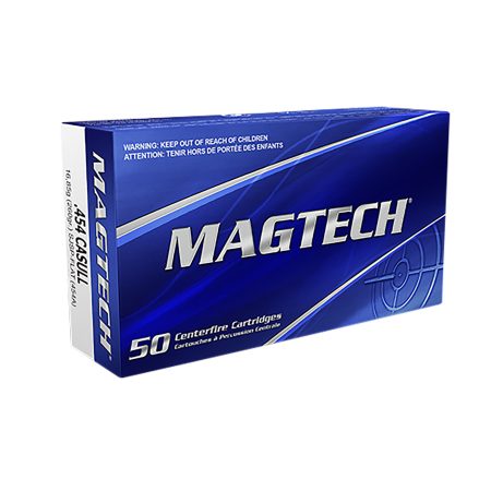 Magtech 454A Range/Training  454Casull 260gr Semi Jacketed Soft Point Flat 20 Per Box/50 Case