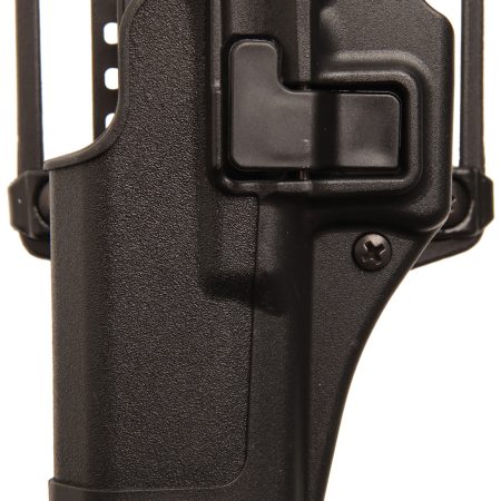 Blackhawk 410520BKL Serpa CQC  OWB Size 20 Matte Black Polymer Belt Loop/Paddle Fits S&W J Frame Fits 2" Barrel Left Hand